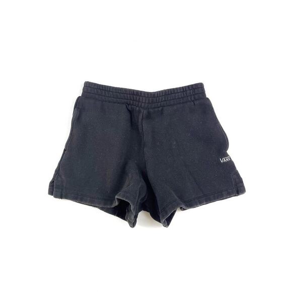 Vans Comfycush Sweats Black Logo Sweat Shorts - Picture 2 of 6